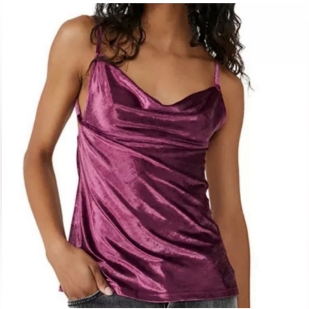 NWT Free People Intimately All Night Velvet Tank